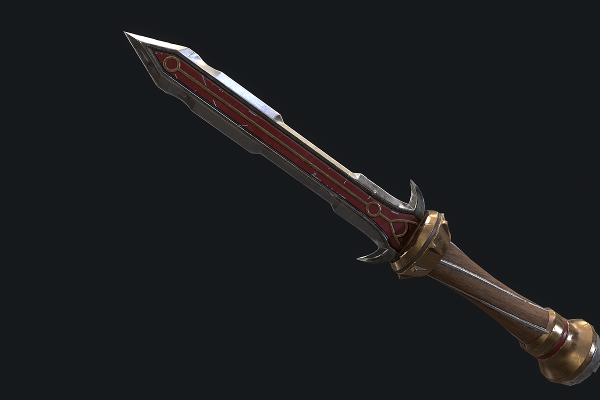 5 Fantasy Stylish Dagger -PBR-, an Object 3D Model by TFE Game Art (Photo 8 of 16)