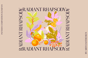 Radiant Rhapsody Vector Patterns