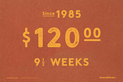 National Railway - A Rustic Font, a Sans Serif Font by Komet & Flicker (Thumbnail 8 of 15)