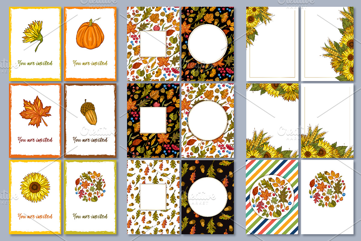 Hello Autumn Collection, a Decorative Illustration by VioSilent (Photo 8 of 10)