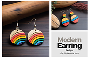 Rainbow Earring SVGs 251, a Graphic by AtacanDigital (Thumbnail 1 of 2)