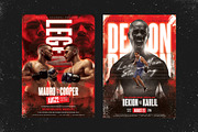 5 Boxing Flyer Templates, a Flyer Template by Bornx Design (Thumbnail 3 of 6)