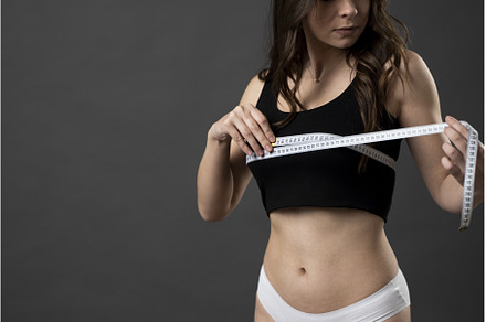 Young brunette slim woman in a black, a Person Photo by volodymyrshtun13795