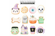 Halloween Cookie Clipart: Watercolor, an Illustration by CharmClipart (Thumbnail 3 of 8)