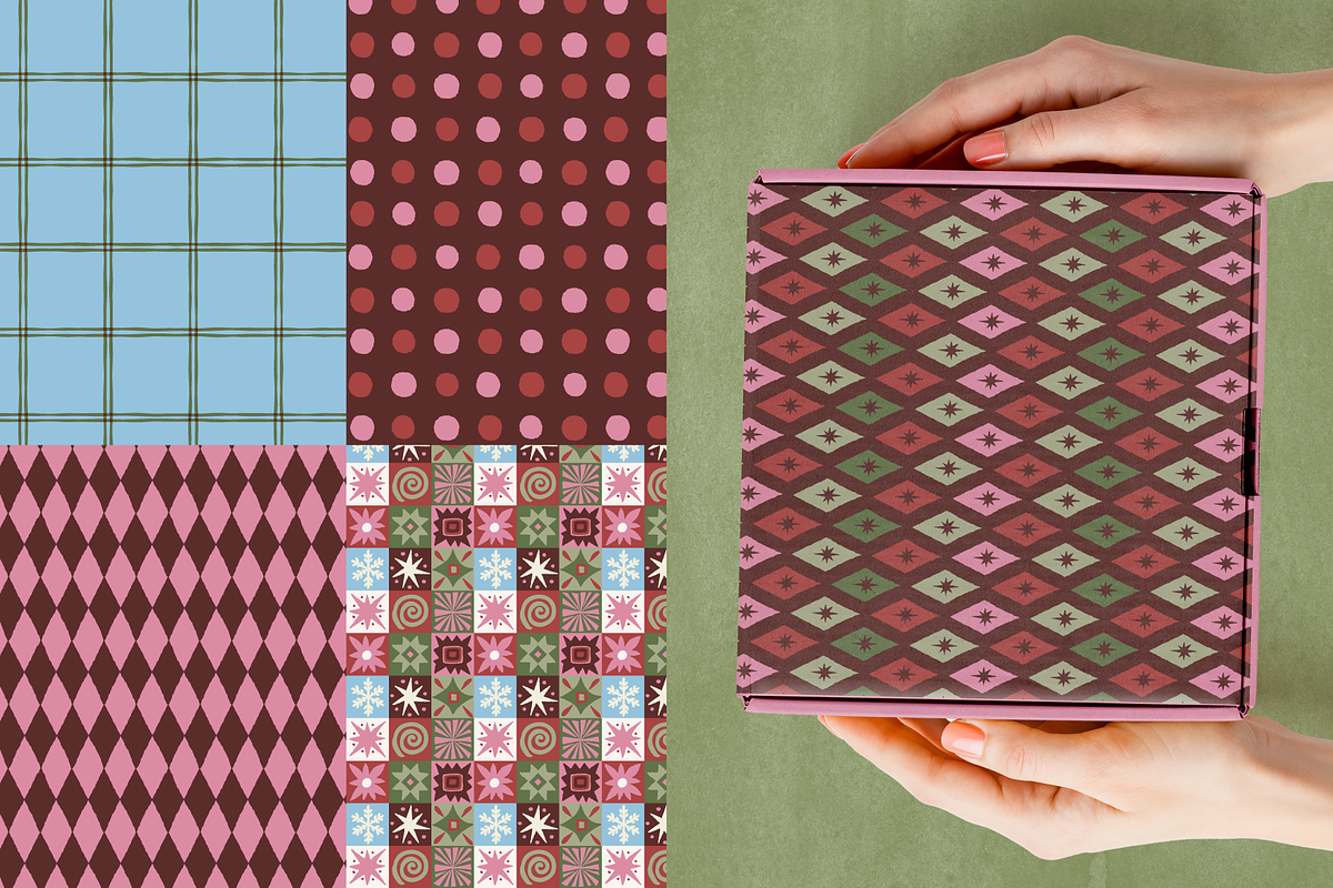 Vector Christmas Graphics & Patterns, a Pattern Graphic by venimo (Photo 8 of 12)