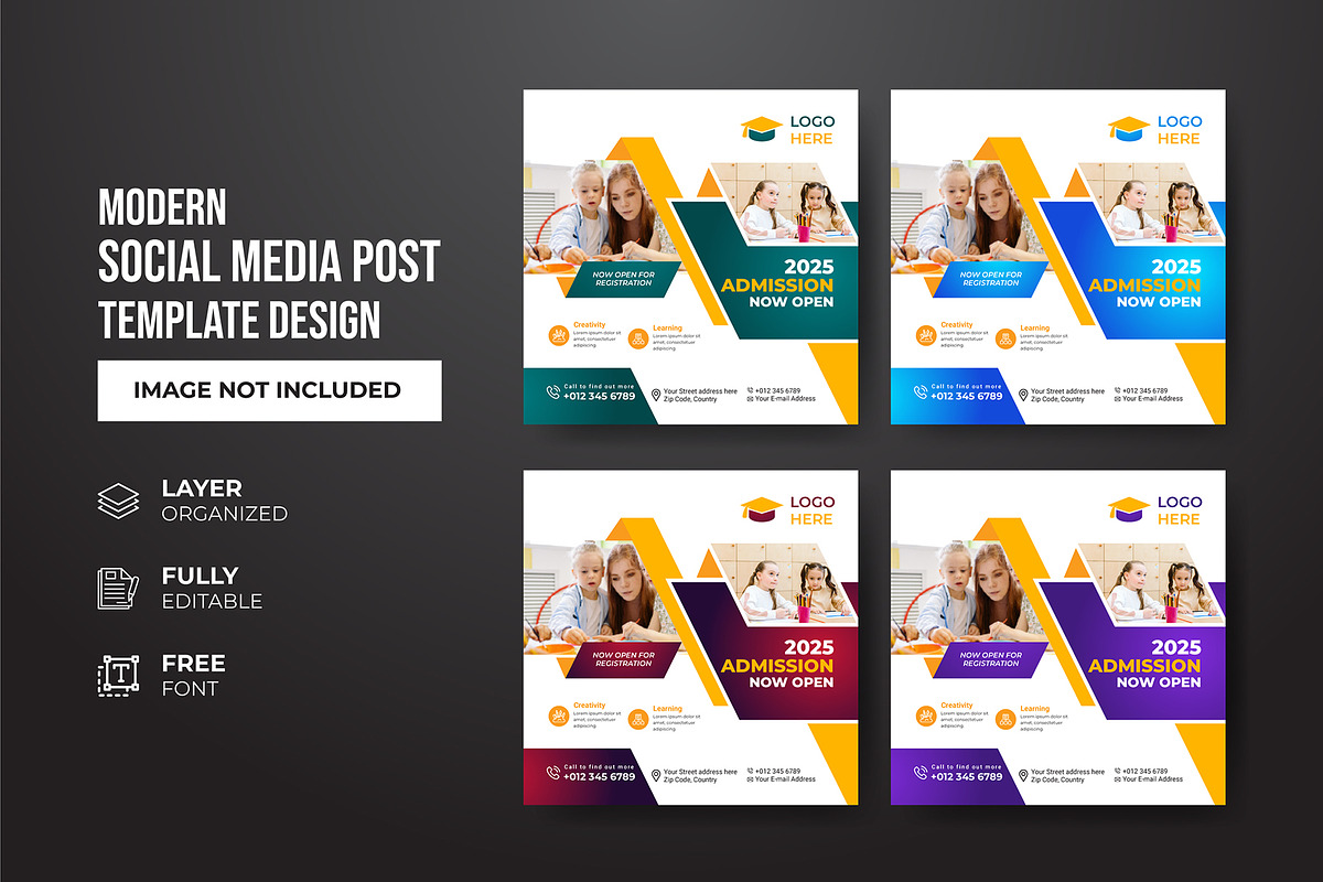 Social Media Post Template, a Social Media Template by gstudiovect21 (Photo 72 of 72)