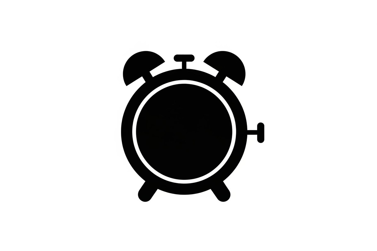 Alarm Clock Silhouette Vector Bundle, an Illustration by Creativeshirt (Photo 3 of 51)