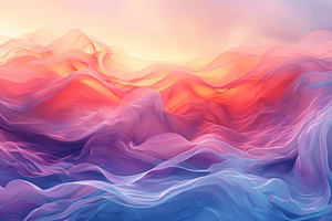 An ethereal sky filled with fluffy c, a Photo by LOGOCREATIVE