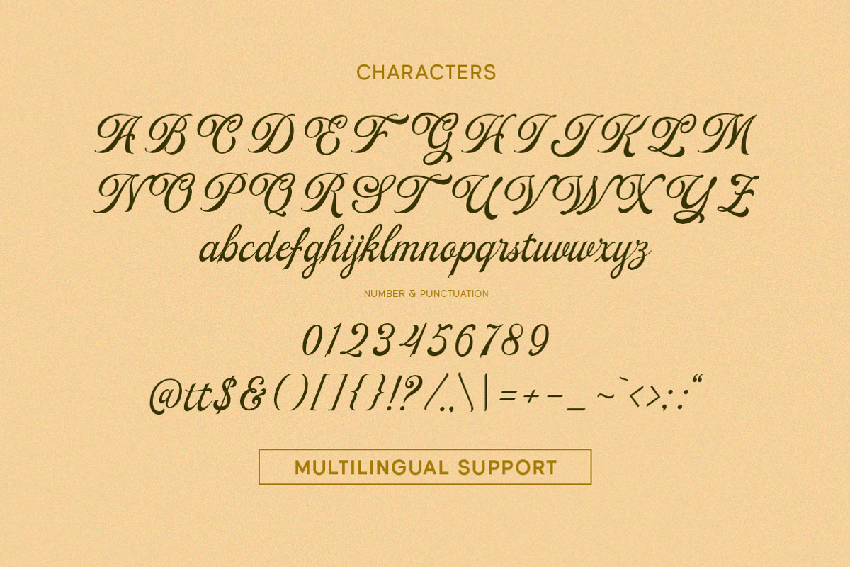 Beauty Reflections - Elegant Script, a Script Font by Letterhend Studio (Photo 5 of 9)