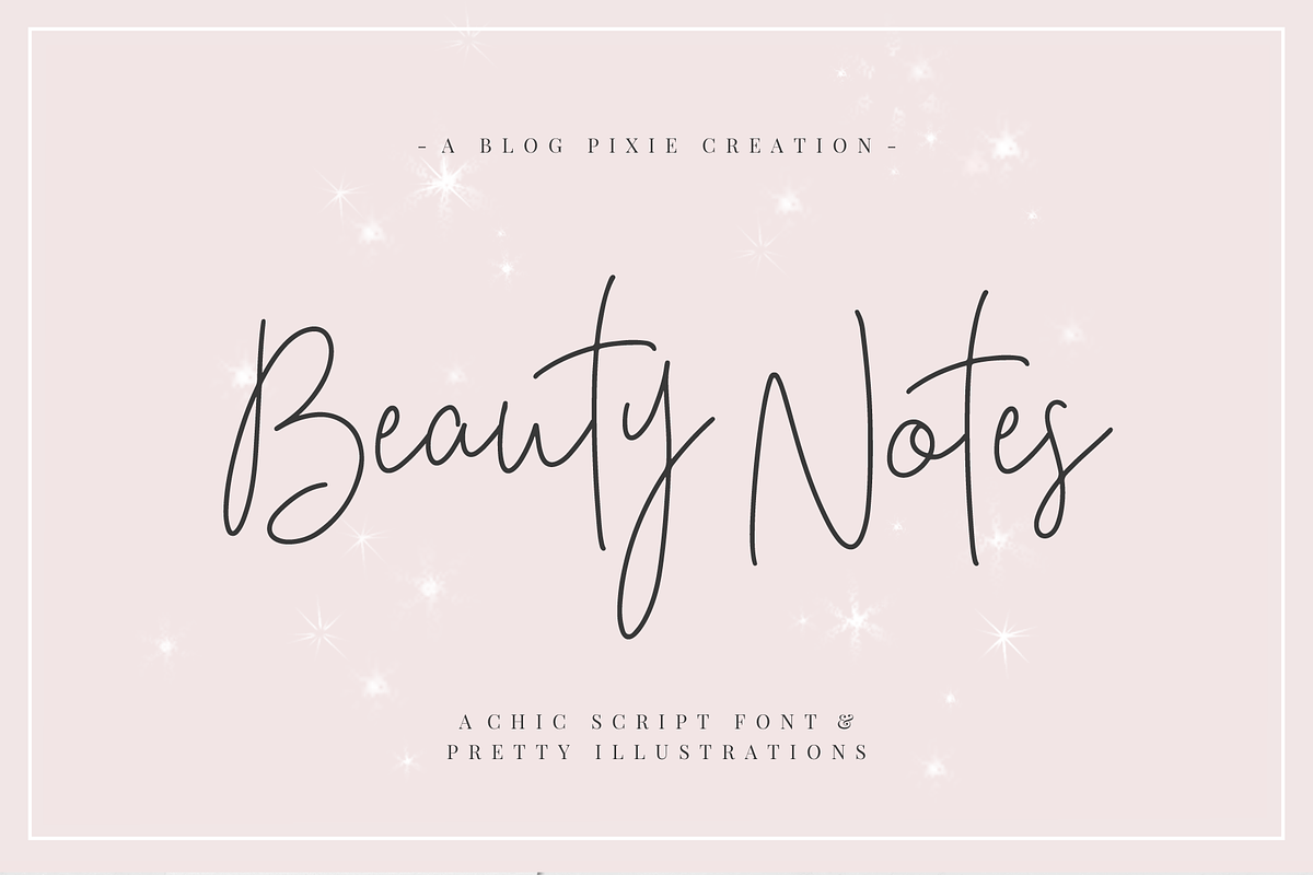 Beauty Notes Script + Illustrations