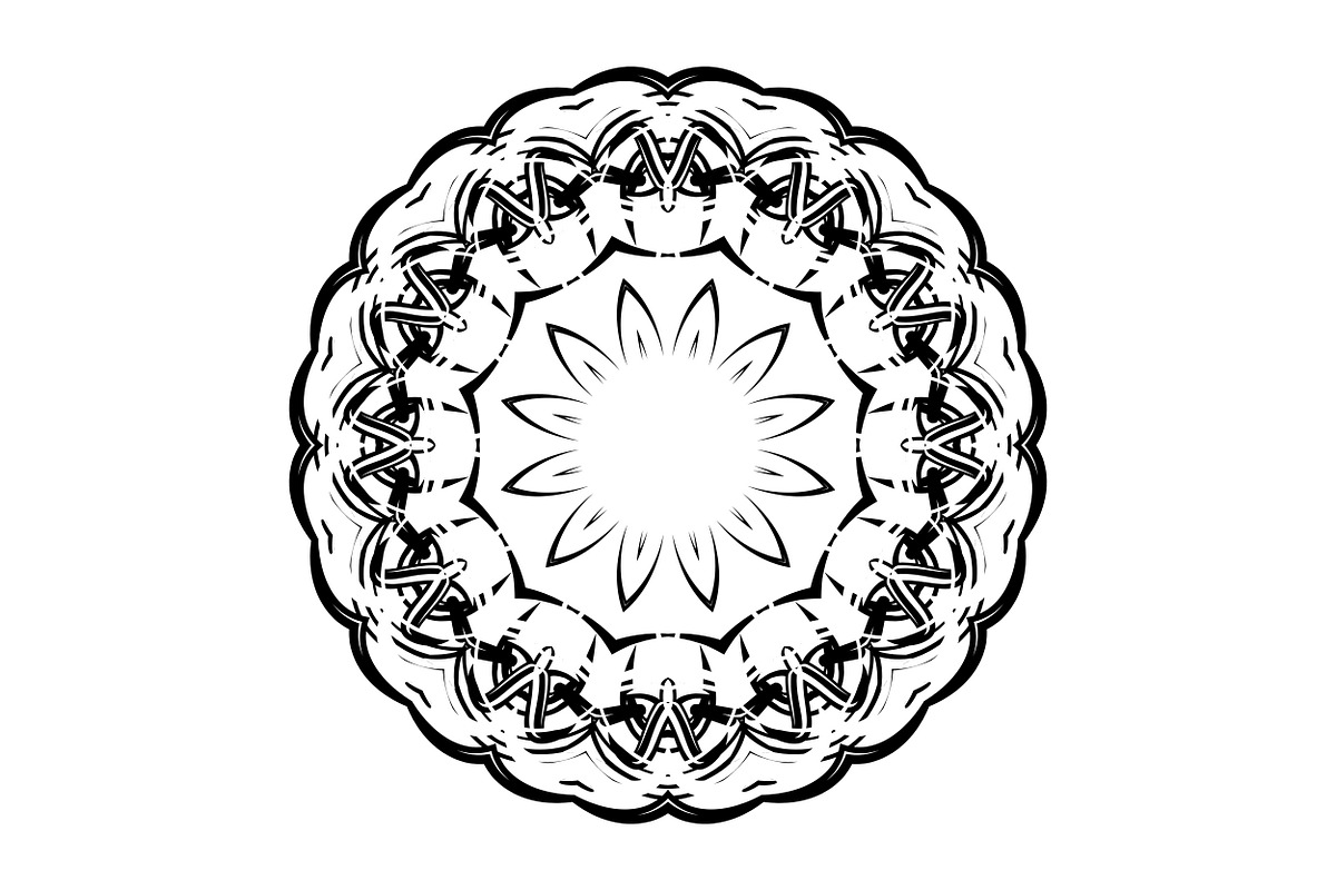 Decorative Mandala Digital Art Pack, a Decorative Illustration by NJ Himel (Photo 60 of 101)