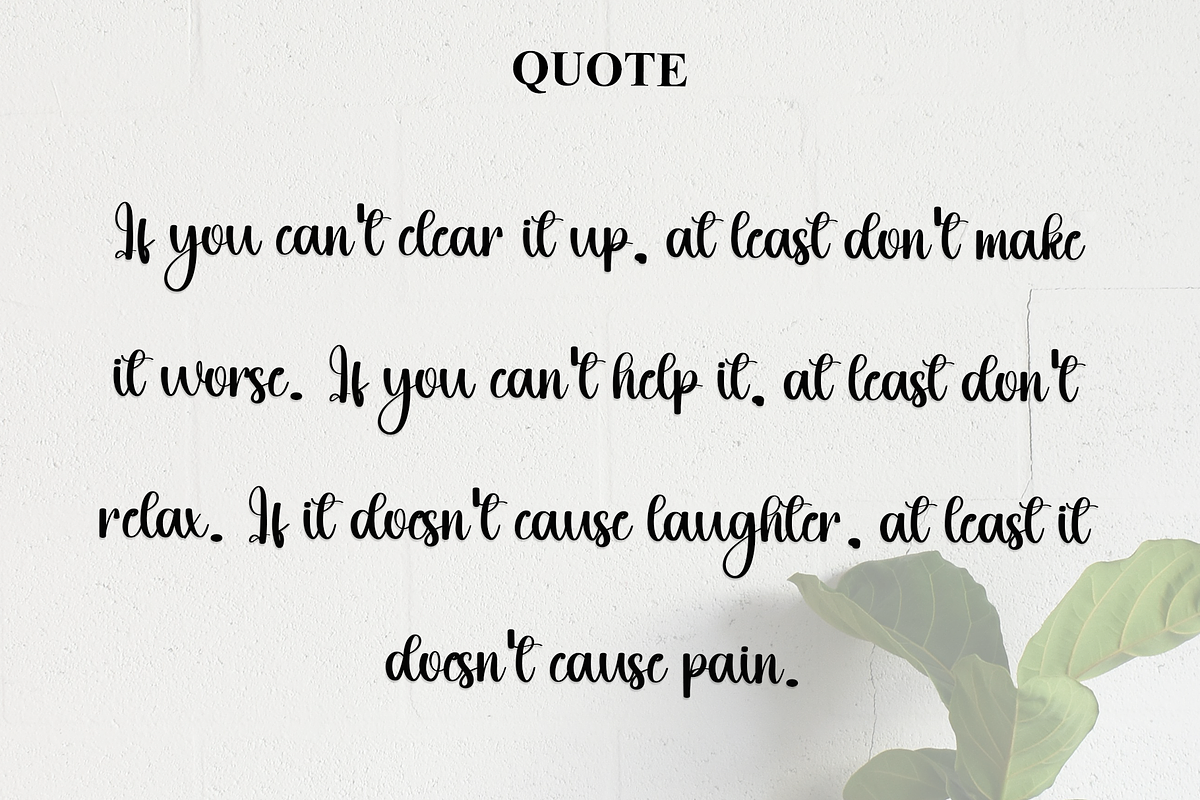 Motivation, a Handwritten Font by FreshTypeINK (Photo 5 of 6)