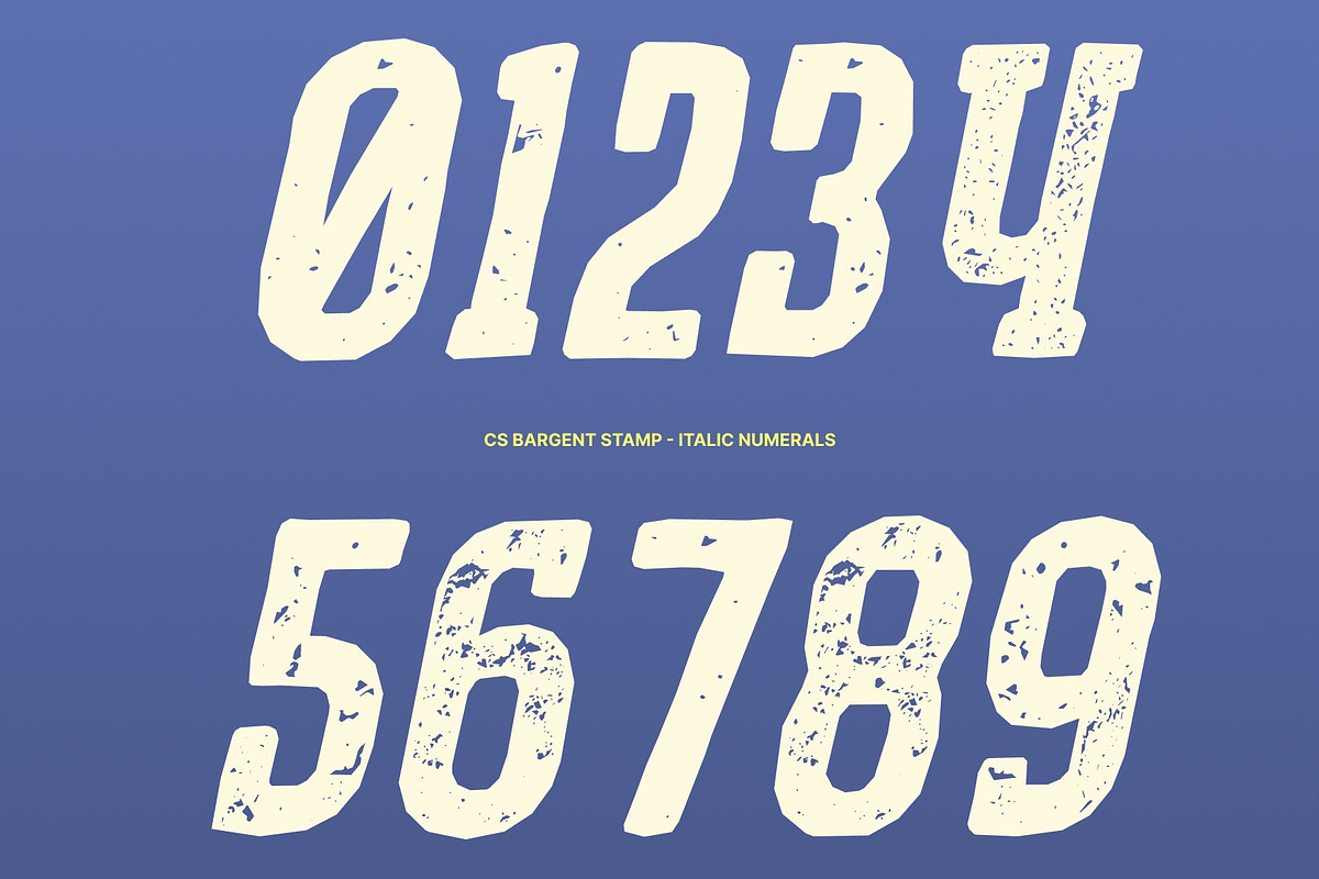 CS Bargent Stamp, a Slab Serif Font by Craft Supply Co. (Photo 6 of 8)