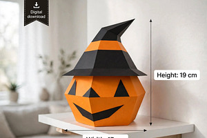 Pumpkin favor - 3d papercraft