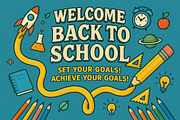 Welcome Back to School with Colorful, a School & Education Photo by Design_Planet (Thumbnail 5 of 7)