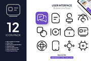 User Interface Bundle Icons, a Solid Icon by Moonstd (Thumbnail 4 of 4)