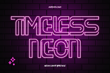 Timeless Neon Font