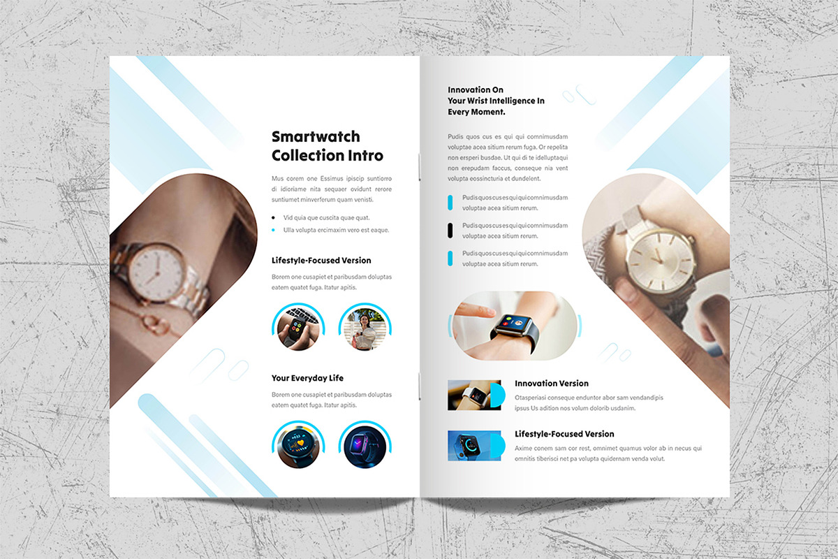 Watch Catalogue Template Design, a Brochure Template by White Graphic (Photo 7 of 11)