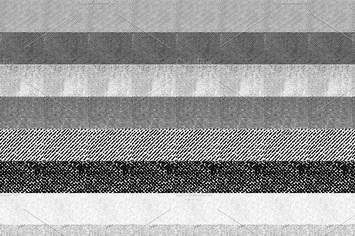 80 Vintage cartoon halftones preview 5