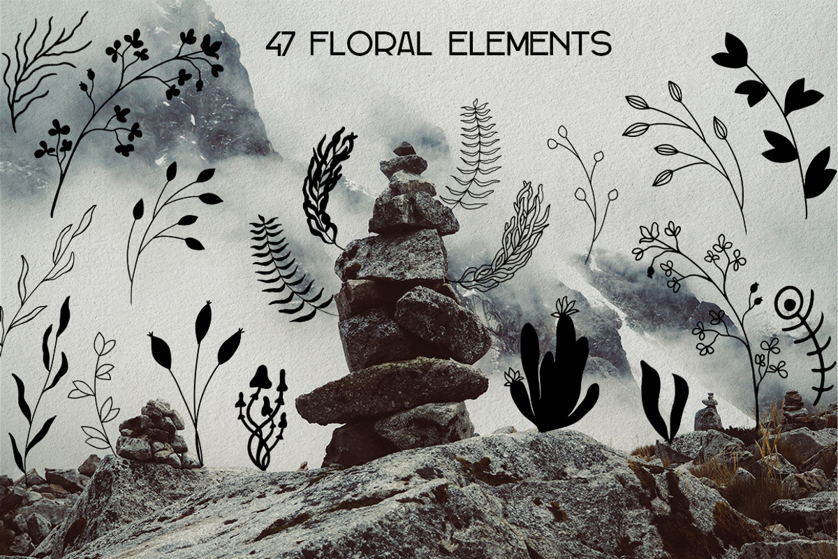 Mystical linocut boho. Celestial set, a Background Graphic by KomannaArt (Photo 4 of 12)