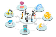 Digitalization Set 01, a Technology Illustration by AndriiStore (Thumbnail 2 of 11)