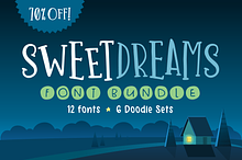 Sweet Dreams Font Bundle