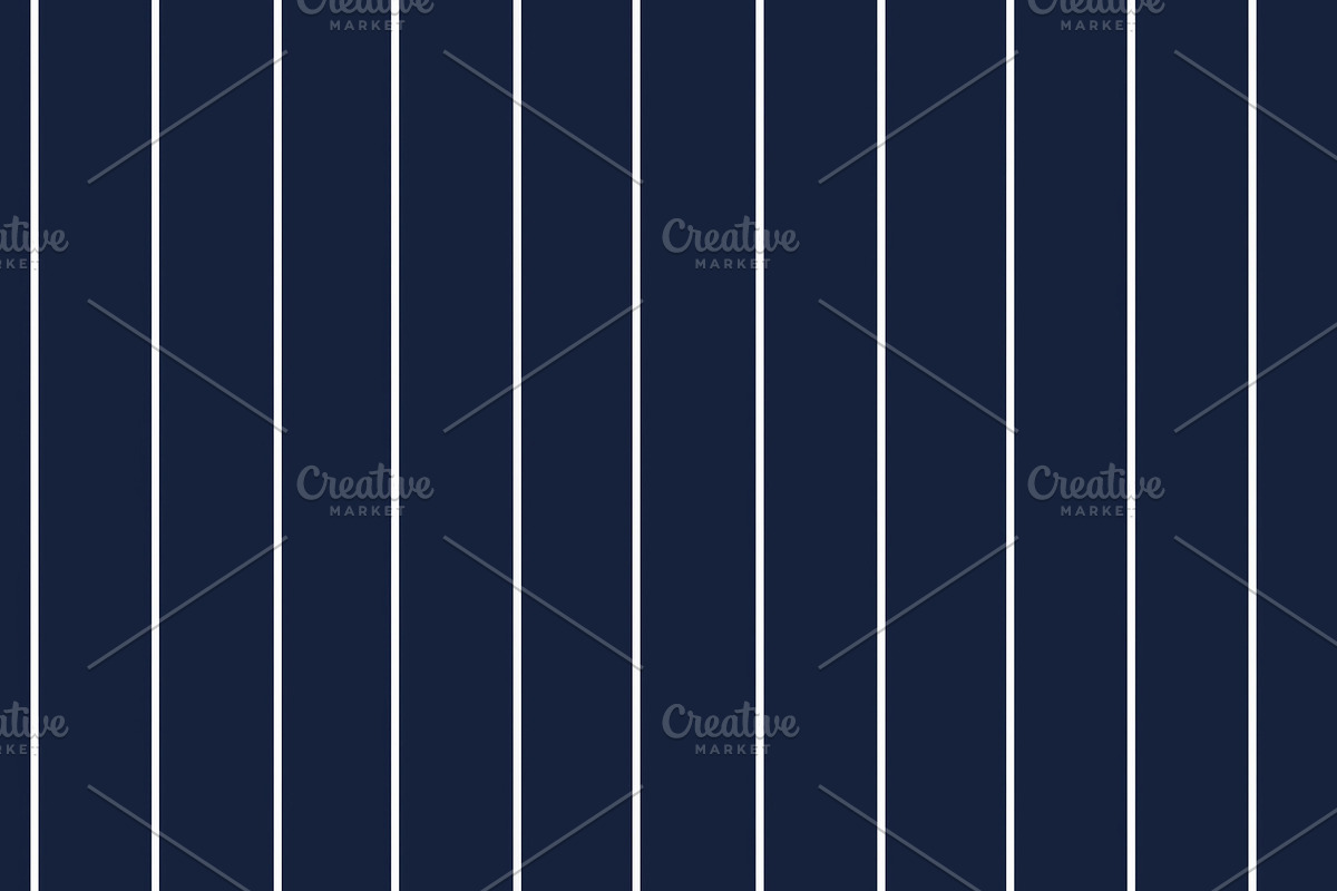 Seamless pattern dark blue pinstripe pattern with white vertical, a Pattern Graphic by Anneleven