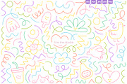 Playful Doodle Vector Pack, an Illustration by Ilia Design (Thumbnail 4 of 10)