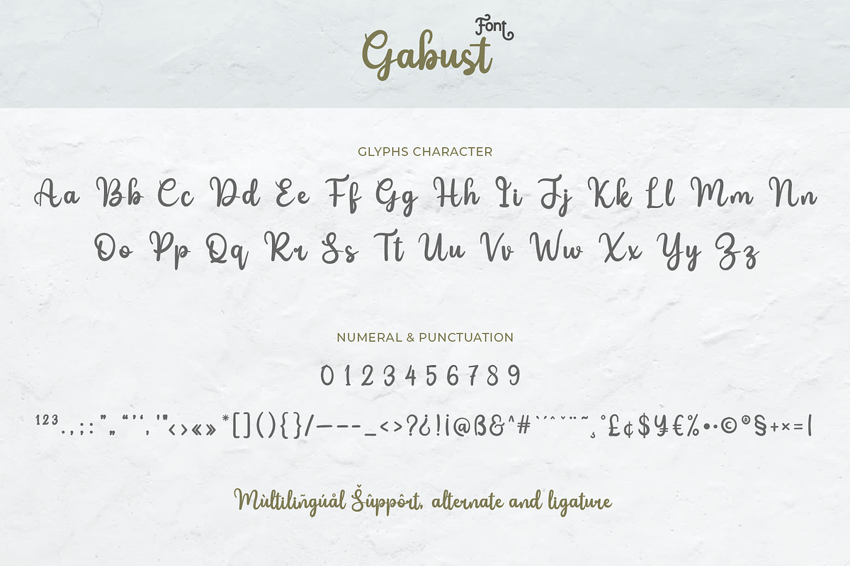 Gabust, a Script Font by twinstd (Photo 10 of 10)