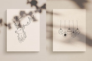 Christmas Bundle- Line Drawings, an Illustration by Whimsy Works (Thumbnail 6 of 11)