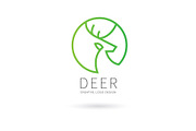 Deer logo, a Branding & Logo Template by Logocreative (Thumbnail 1 of 3)