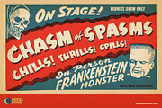 Outpost Retro Brush Font, a Font by Paper Moon Graphic Supply (Thumbnail 7 of 10)