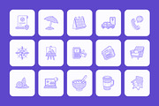 65 Animated Travel & Leisure Icons, a Duotone Icon by Prosymbols (Thumbnail 3 of 4)