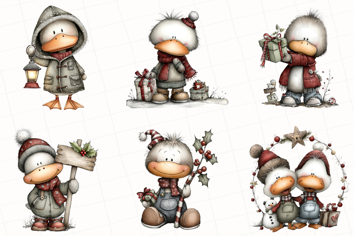 Whimsical Geese Clipart Bundle, an Illustration by OK Design (Photo 5 of 5)