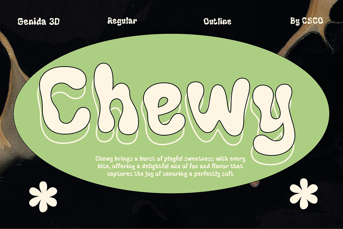 Genida 3D, a Sans Serif Font by Craft Supply Co. (Photo 4 of 8)