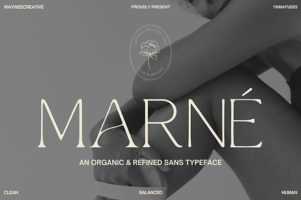 MARNÉ – Modern Organic Sans Serif, a Sans Serif Font by Creacy Studio