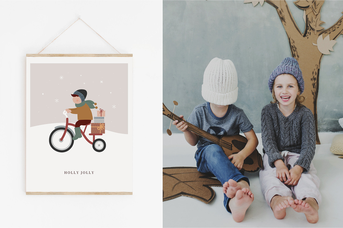 Nordic Winter Kids, a Decorative Illustration by Marish (Photo 14 of 16)