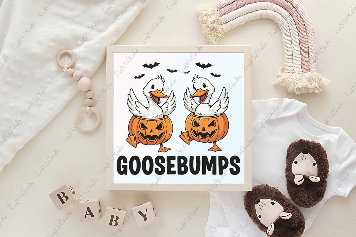 Halloween Goose Spooky Season, an Illustration by CraftArtStudio (Photo 4 of 4)