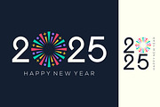 2025 Happy New Year design vector., a Branding & Logo Template by BARONSTD (Thumbnail 1 of 3)