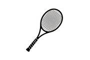 Tennis Racket Icon Silhouette Bundle, an Illustration by Designs_River (Thumbnail 7 of 51)