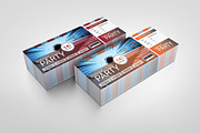 Printable Event Ticket Template, a Card Template by BrandlyTemplate (Thumbnail 1 of 3)