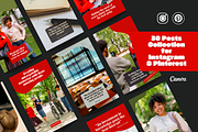 Instagram & Pinterest Canva Template, a Social Media Template by PaolaroiDesign (Thumbnail 4 of 8)