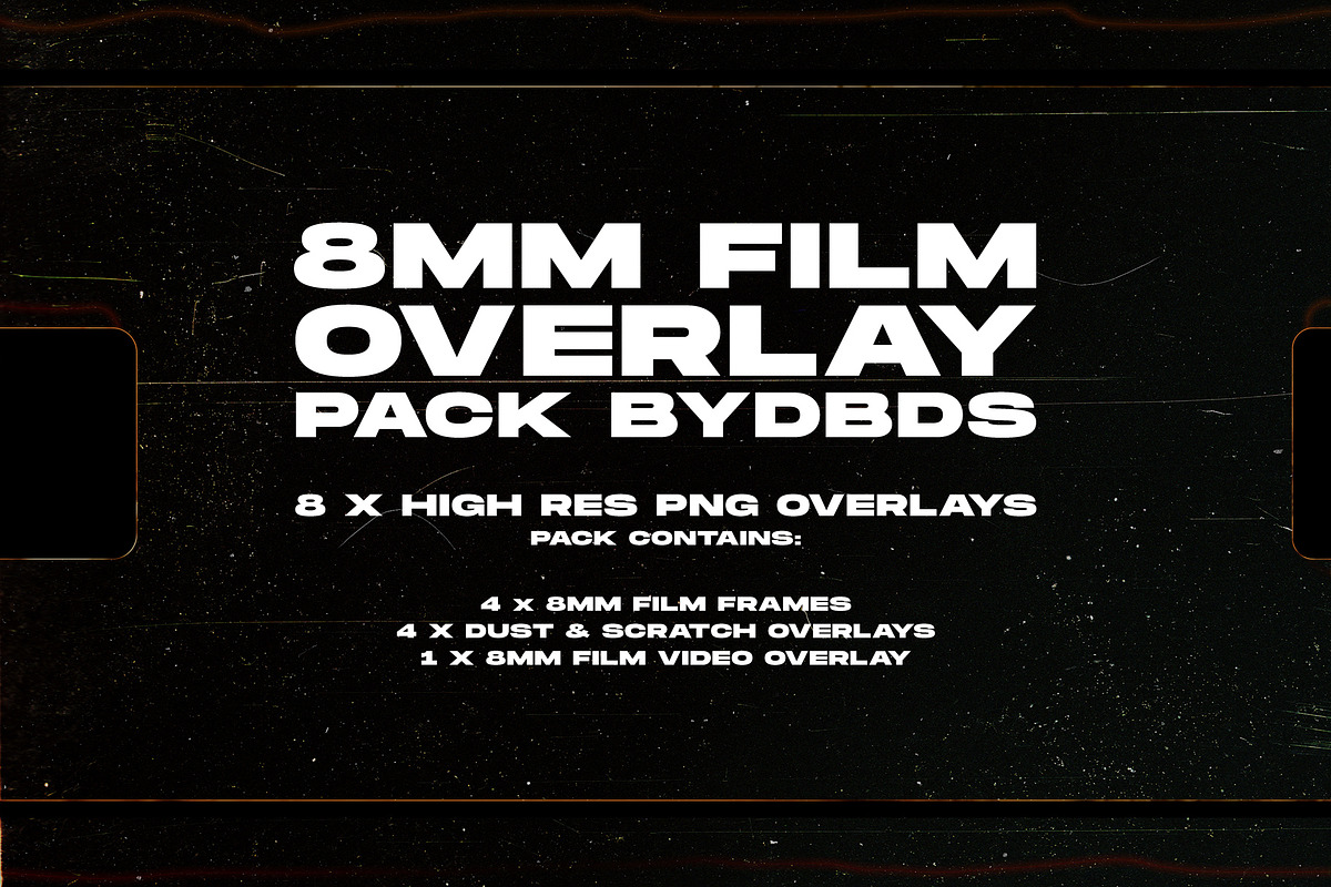 8mm Film Overlay Textures, a Texture Graphic by dbdslondon (Photo 1 of 5)
