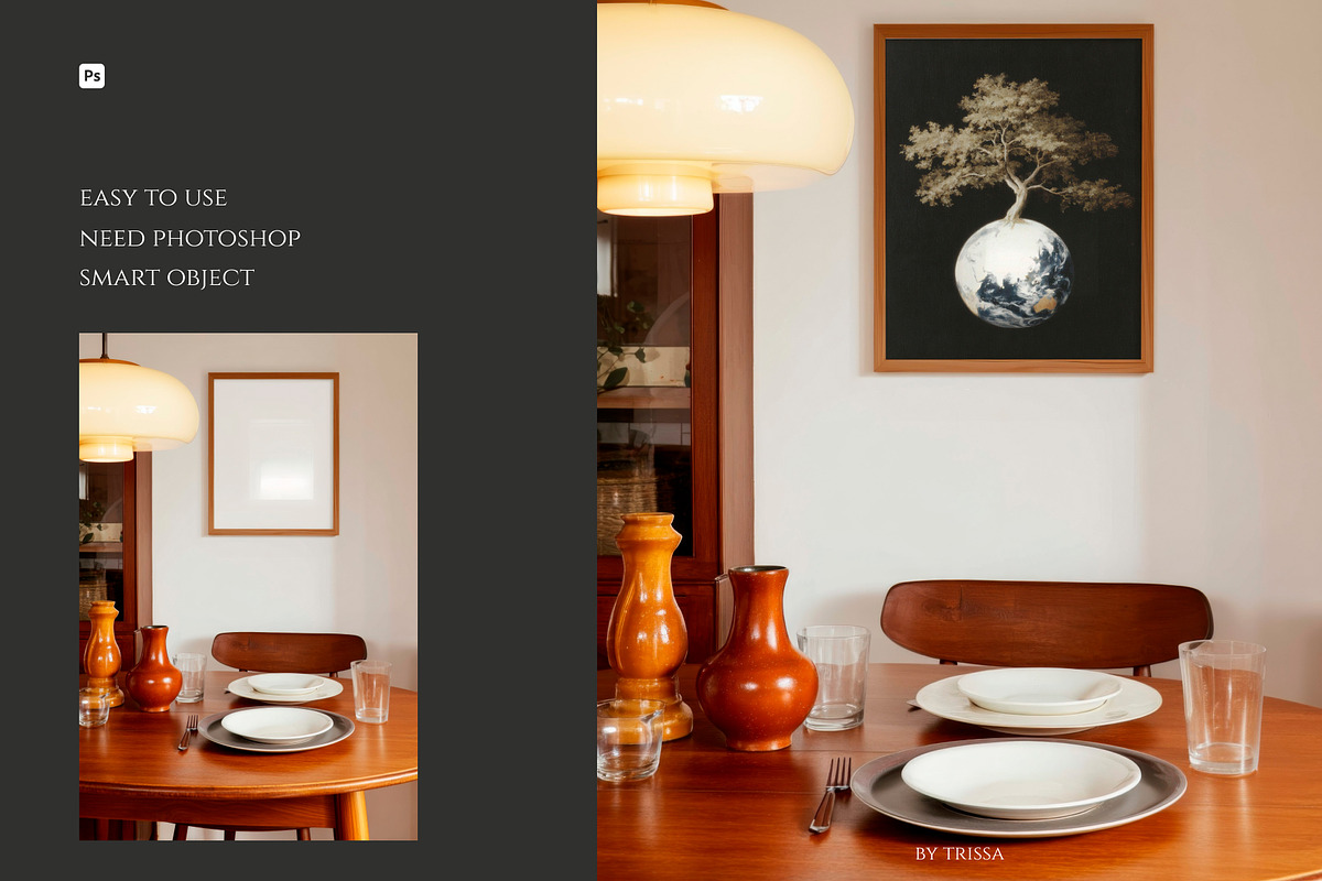 Frame mockup set, a Product Mockup by Trissa (Photo 4 of 7)