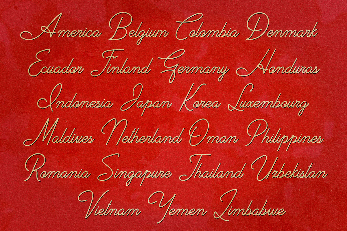 Old Landmark Font, a Script Font by HRDR (Photo 10 of 10)