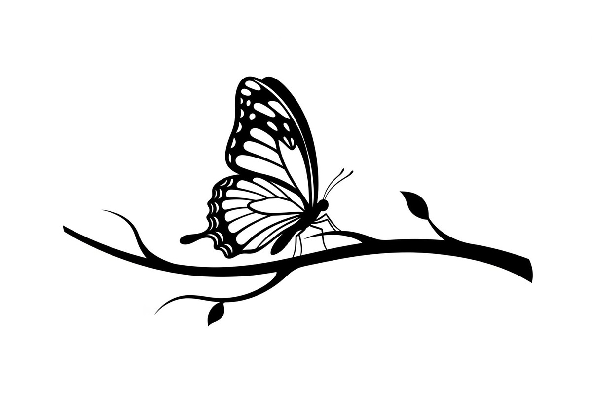 Butterfly Branch SVG Bundle, an Illustration by Creativeshirt (Photo 31 of 31)