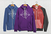 Triple Hoody Mockups, a Hoody Mockup by DanFreebairn (Thumbnail 1 of 4)