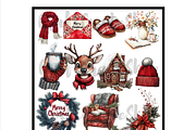 Christmas Planner Clipart, an Illustration by CraftCrateShop (Thumbnail 3 of 7)