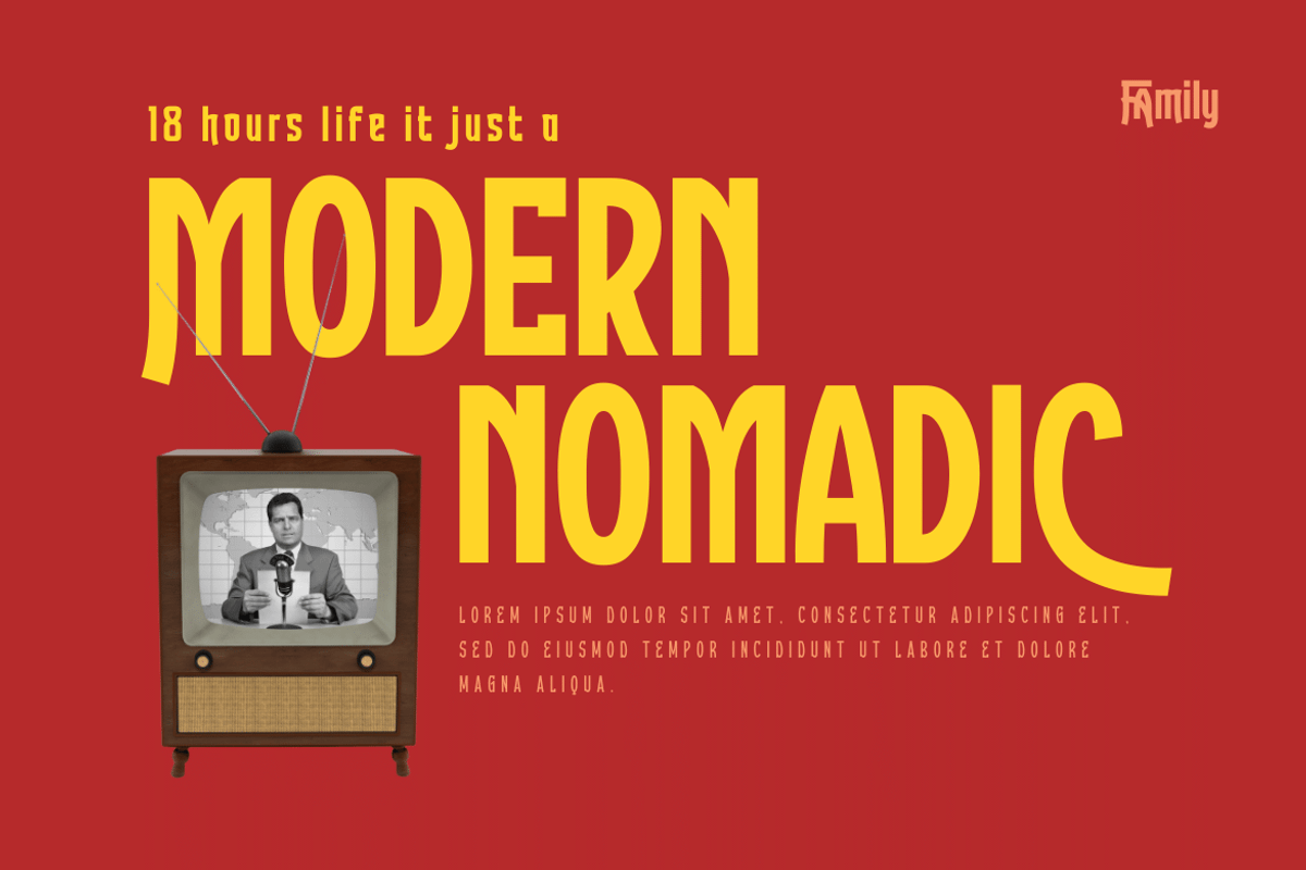 Bandiko | Retro Condensed Font, a Sans Serif Font by twinstd (Photo 9 of 13)