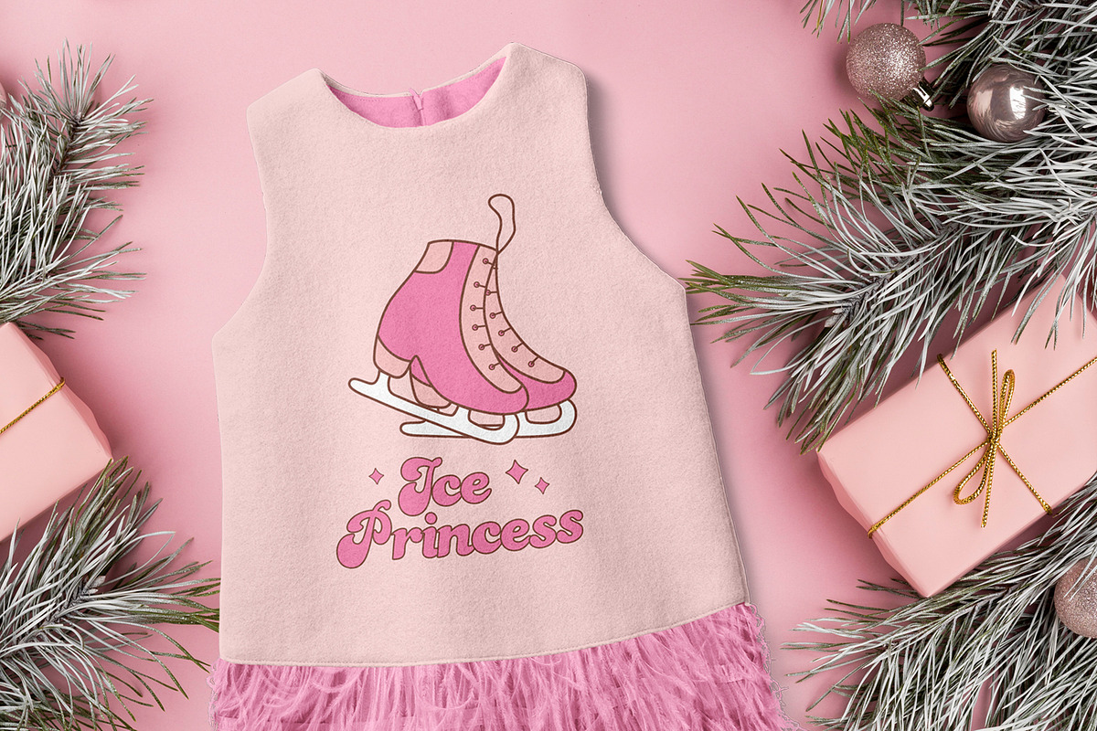 Pink Christmas Vector Collection, a Seasonal Illustration by NataKa (Photo 3 of 11)